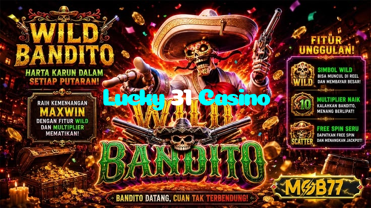 Lucky 31 Casino casino presented on mobile device in Pakistan with slots and live games