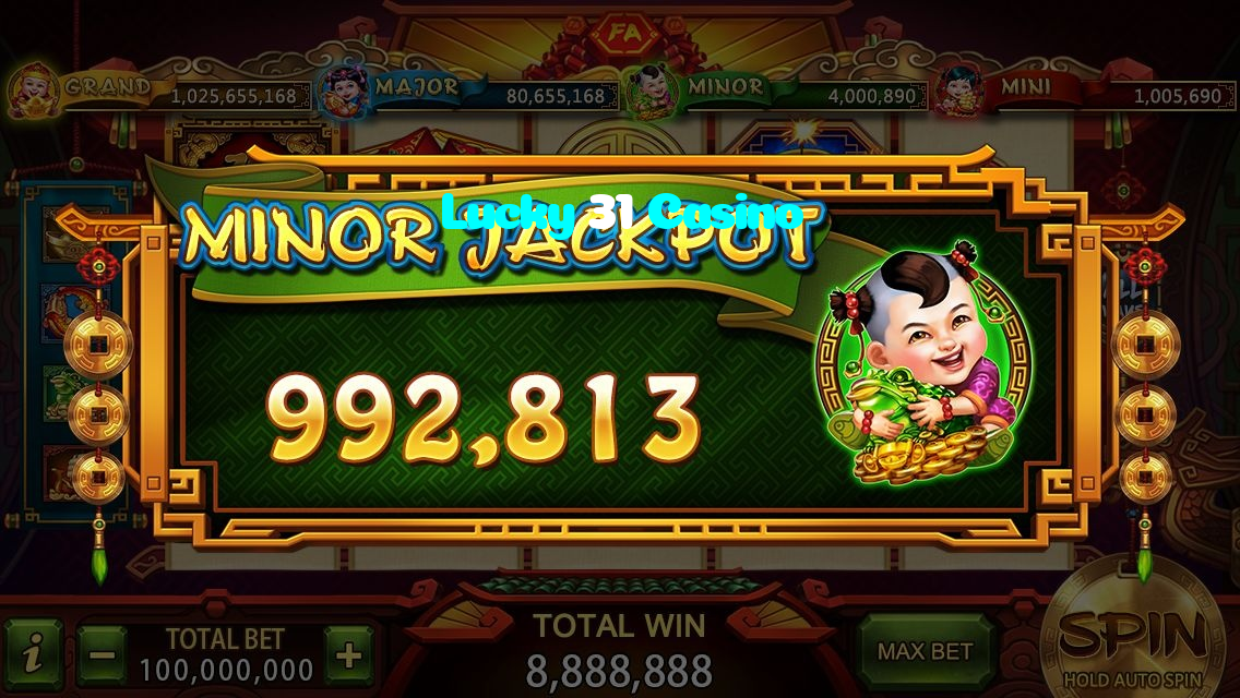 Lucky 31 Casino casino presented on mobile device in Pakistan with slots and live games